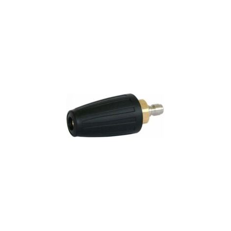Ugello rotante ad alta pressione, punte per ugelli rotanti turbo da 4000 libbre/pollice², ugelli rotanti a connessione rapida da 1/4" per idropulitrici ad acqua fredda (040) - Crezuo