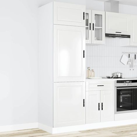 Küchenschrank Porto Hochglanz-Weiß Holzwerkstoff