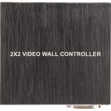 Contrôleur vidéo mural DVI rotatif à 180° avec processeur d'affichage et interface multimédia HD, télécommande, prise américaine 100-240 V