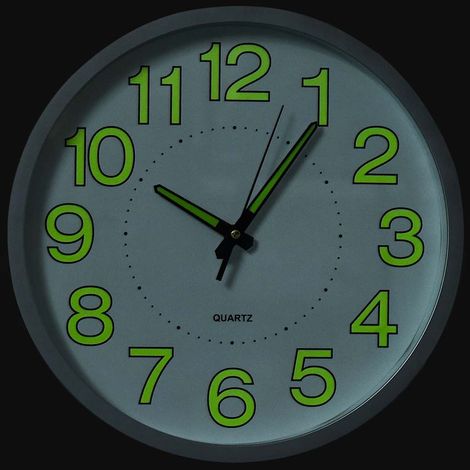 325167 vidaXL Luminous Wall Clock White 30 cm (1/5)