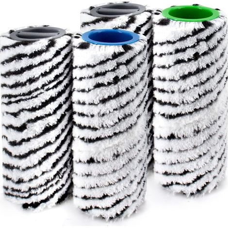4er-Pack Stein-Rollbürste für Karcher FC7 FC7 Premium FC5 FC5 Premium FC3 Akku-Bodenreiniger, Teile 2.055-021.0
