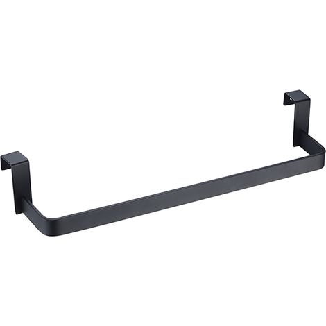 Barra toallero interior mueble negro mate [ IMEX® ]