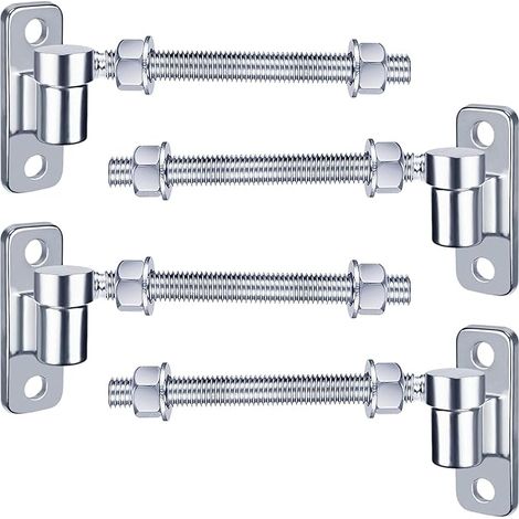 Charnières de Portail, Charnières de Porte M12, 16mm Crochet pour Boulon de Suspension en Acier Inoxydable, pour Portail de Ferme/Porte de Jardin/Clôture en Bois/Entrée, 150mm (1/5)
