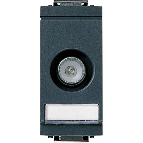 VIMAR - IDEA MODULO STRETTO PRESA COASSIALE PASSANTE TV-RD-SAT PASSANTE 10DB MASCHIO