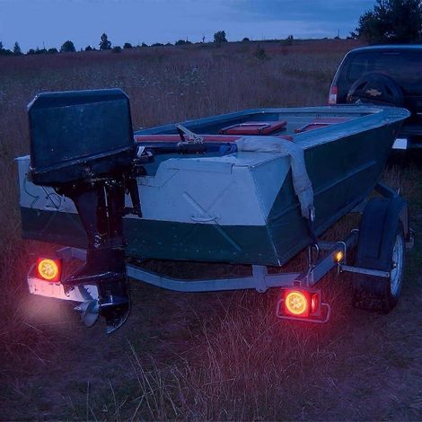 Feu arrière de remorque étanche à LED 12 V pour camion et remorque (feu stop, feu de position, clignotant) (1/4)