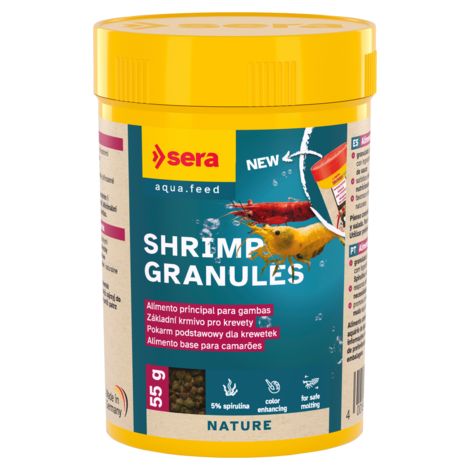 Sera Shrimps Nature - Aliment pour crevettes à la spiruline