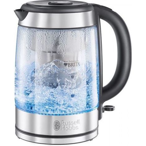 Bouilloire Electrique en Verre Filtrante 1L Clarity - RUSSELL HOBBS - 20760-57 - Cartouche Filtre a Eau Brita Inclus (1/5)