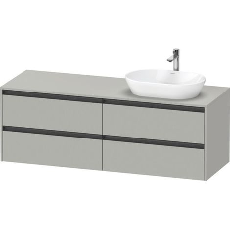 Duravit Ketho.2 Konsolenwaschtischunterbau wandhängend, (1/2)