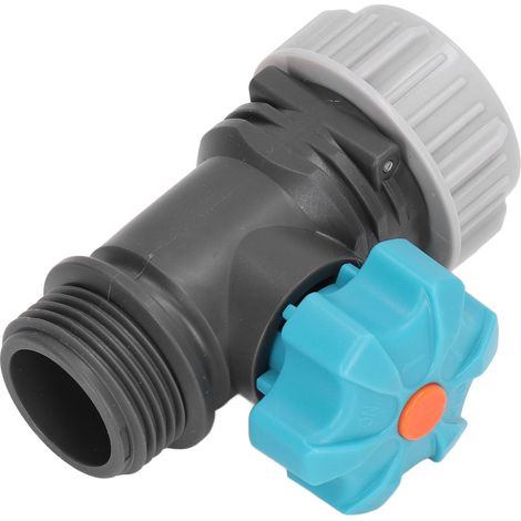 Válvula de bola G3/4 con actuador flexible. Sujeción segura para un control preciso del volumen de pulverización. Válvula de bola para riego de jardín. (1/5)