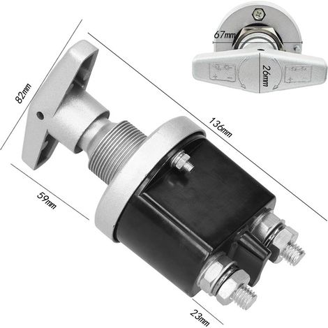 Tax included. Automotive parts, marine and yacht battery disconnect switch, peak 1500 amp battery disconnect switch. (1/4)
