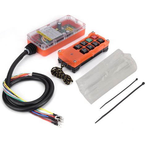 Télécommande industrielle sans fil H21 E1C, étanche et antichoc, kit 1 émetteur + 1 récepteur (26-635V) (1/5)