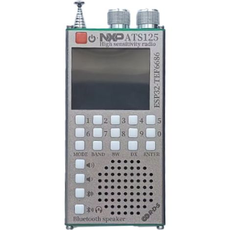 Ricevitore radio portatile ATS125 ESP32 65-108 MHz FM/SW/MW/LW con chip NXP TEF6686, stereo a doppia modalità. (1/2)