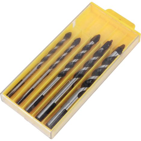 Lot de 5 forets à centrer pour carrelage céramique, outil de perçage mural DIY (6 mm, 6 mm, 8 mm, 10 mm, 12 mm) (1/5)