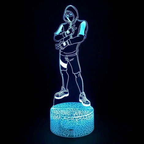 MINKUROW Regali Di Compleanno Per Bambini Modello Di Pelle 3d Illusion Lamp Battle Royale Decorazione Luci Notturne Figure Lampade Da Tavolo (1/5)