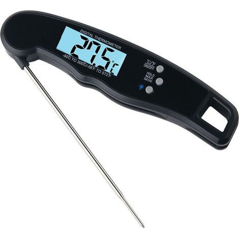 Thermomètre numérique étanche pour la viande, lecture instantanée en 3 secondes, thermomètre de cuisine avec rétroéclairage et affichage ambidextre (1/5)