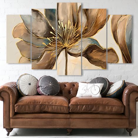 Decoración de pared de MDF Painting Multicolor (1/2)