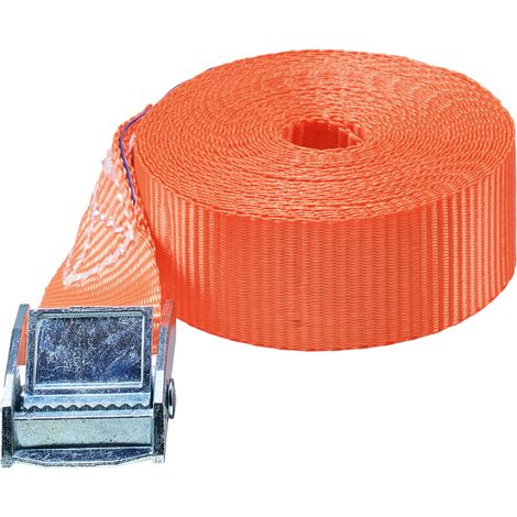 Zurrgurt einteilig mit Klemmschloß 25mm, 5m, 250 daN, Spanngurt (1/2)