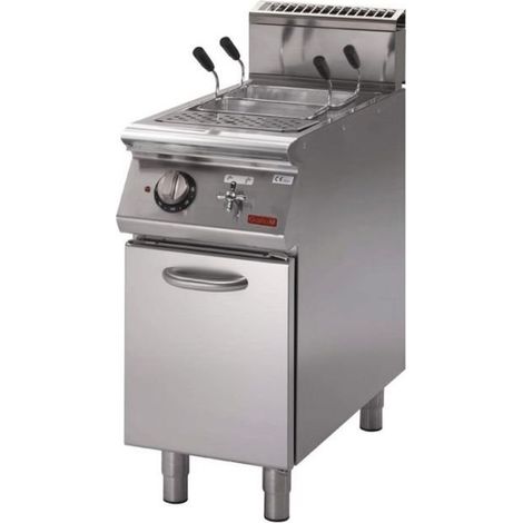 Cuiseur à pates 2 x 20 Litres sur pieds, 7600 W, 400 V - TRI