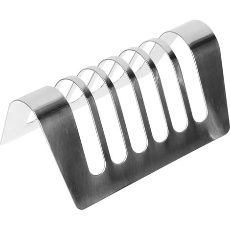 1 support à grille-pain en acier inoxydable, 6 tranches, grille-pain de table, plateau métallique-AquaForge (1/5)