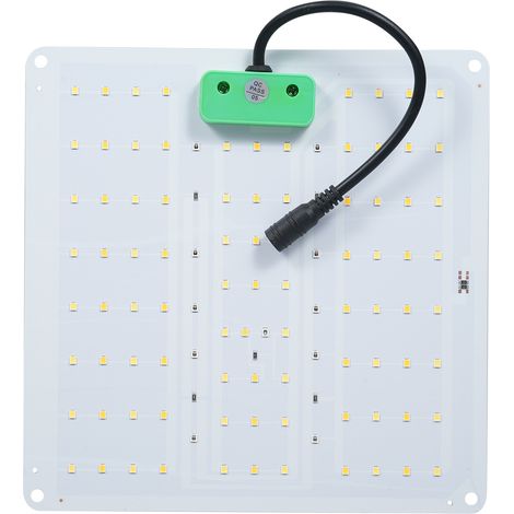 Lampe de croissance LED à spectre complet pour plantes d'intérieur, complément lumineux 3000K 5000K IR UV pour plantes vertes, fleurs et légumes, avec chaînes de suspension