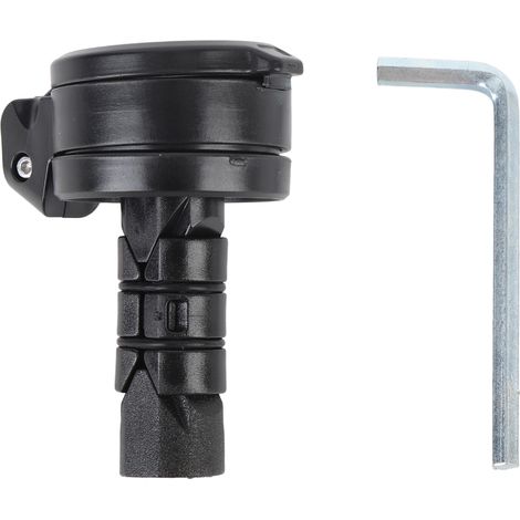 Riding Bar End Rear View Mirror Adjustable HD Glass Convex Lens Stable Structure Safe Cycling Rearview Mirror (1/5)