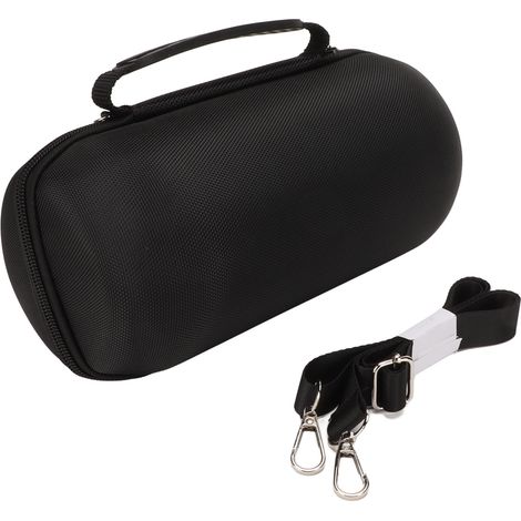 Étui rigide de transport pour enceinte Bluetooth Pulse5, noir, antichoc, antipoussière, portable avec sangle, housse de protection pour haut-parleur. (1/5)