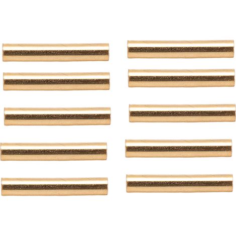 Lot de 10 fiches bananes femelles 2 mm nickelées pour batteries et moteurs ESC de modélisme RC. (1/5)