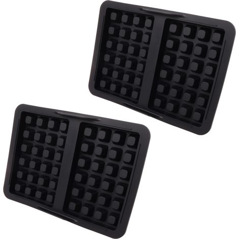 2 Tapis de cuisson gaufre, compatible Ninja AF300EU AF400EU, silicone antiadhésif réutilisable, pour friteuse à air (1/5)