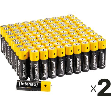 Pack de piles Mignon INTENSO Energy Ultra, AA LR06, 200 pièces