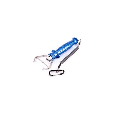 Pince à poisson multifonction en acier inoxydable, pince à lèvre, porte-poisson pour enlever les hameçons, bleu –