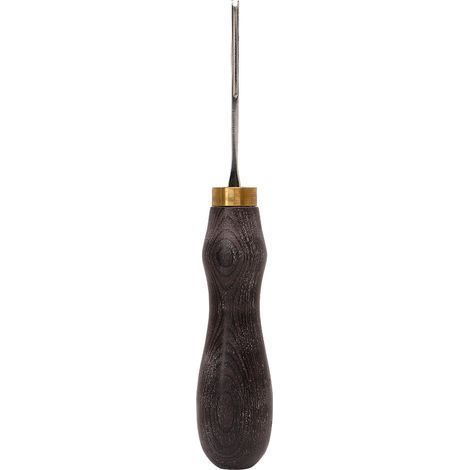 Tragbarer professioneller Ledertrimmer, DIY-Fasenmesser, Lederschäler, Griff aus Ebenholz, 3 x 1,3 mm Klingen (1/5)