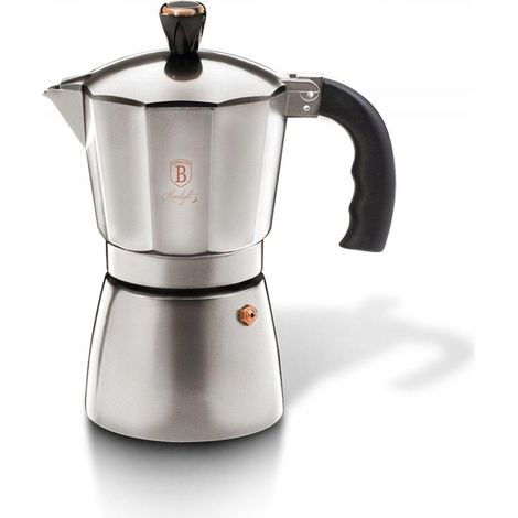 Macchina da caffè espresso Berlinger Haus grigia 6 tazze (1/3)