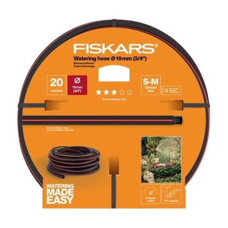 Fiskars Tubo per irrigazione 20 metri dorato resistente