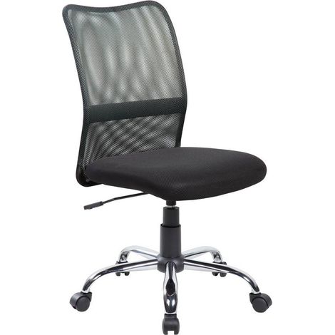Silla con Ruedas - Sillón de Oficina Gris