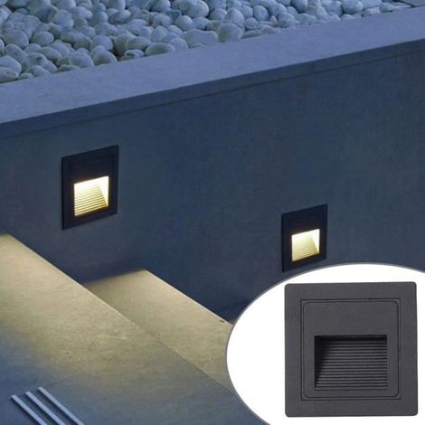 Einbau-Wandanbauleuchte - 3W - Weiß - IP43 - LED 3000-6500K