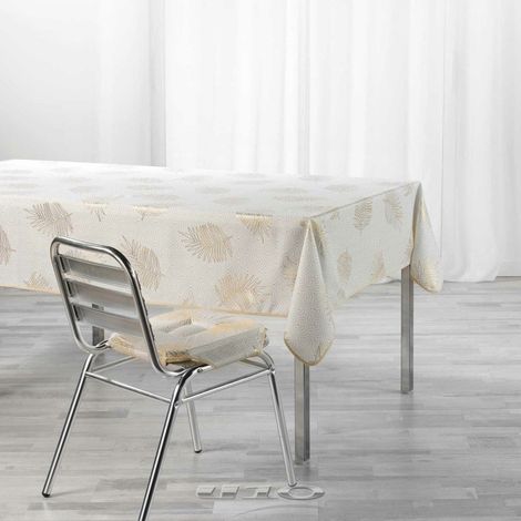 Nappe antitache rectangulaire 145x240 cm Sunny Gold (1/2)