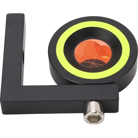 Prisme mini station totale précis 90° type L angle droit avec autocollant fluorescent pour surveillance tunnel (1/5)