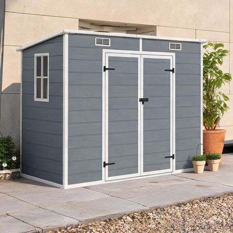 Abri de jardin en plastique Aluminium 238 x 125 x 183 cm (1/5)