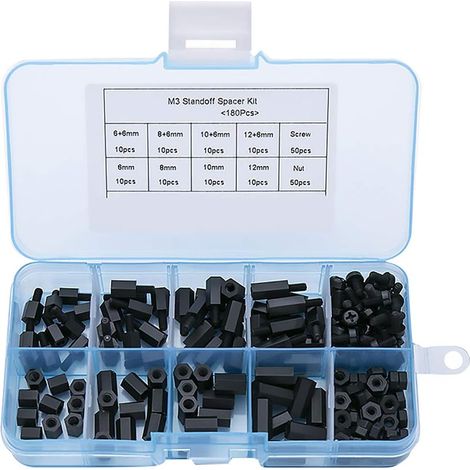 VALICLUD 180 pièces Séparateurs de Nylon pour Placas con Caja