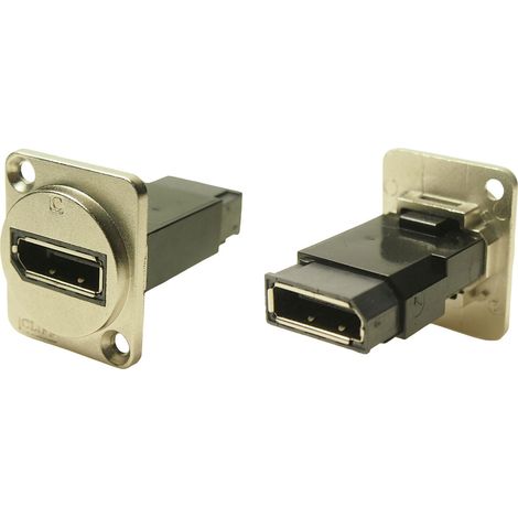FT METAL DISPLAYPORT F-F CSK Adapter, Buchse, Einbau  DisplayPort Buchse - DisplayPort Buchse CP3023