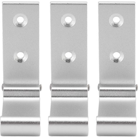 3er-Set faltbare Kleiderhaken aus Aluminiumlegierung, faltbare Wandhaken für Büro, Schlafzimmer, Wohnzimmer, Esszimmer, Küche, Badezimmer (1/5)