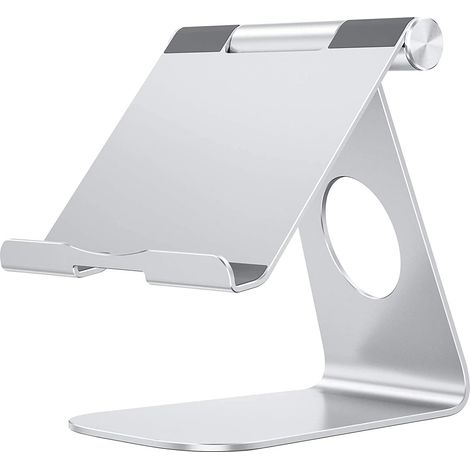 Tablet-Ständer – verstellbare Tablet-Halterung – Tischständer für Tablets von 4 bis 12 Zoll – z. B. iPad Pro 11, 9,7, 10,5, 12,9 Zoll, Air, Mini 4, 3 und 2 (1/2)