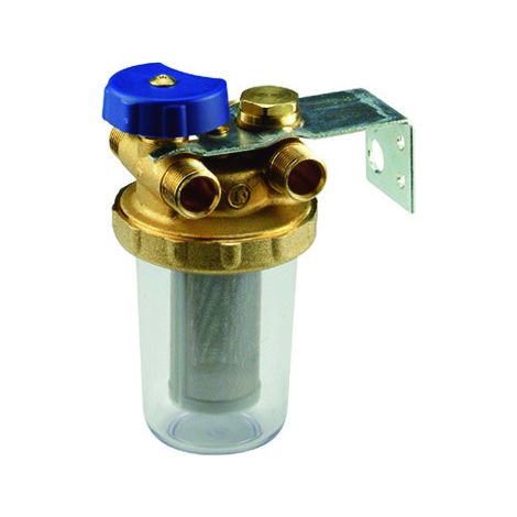 Giacomini – Filtre chauffage central bi-tube 12x17 mm – N1Y001 – Filtration efficace fioul pour systèmes de chauffage – Installation facile
