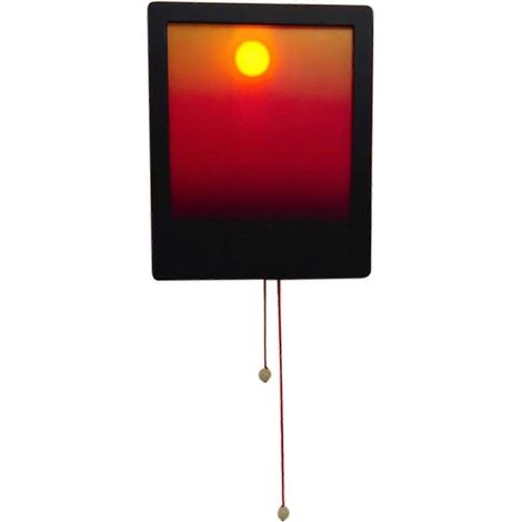 Lampe de chevet mobile à coucher de soleil, à intensité variable, avec fond de photographie LED, éclairage d'ambiance ajustable pour une décoration chaleureuse dans la chambre ou le salon. (1/5)