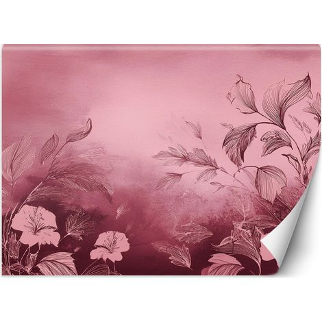 Papier peint Fleurs abstraites Rose 400x280 (1/5)