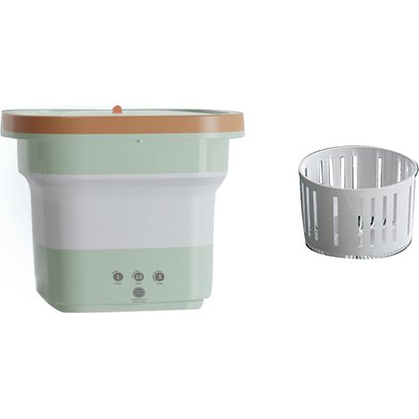 Machine à laver pliable 3 vitesses 4,5 L grande capacité avec bac de récupération pour les voyages CN 100-240 V-AquaForge (1/5)