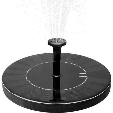 Fontaine de jardin, Fontaine Solaire avec Batterie, 1.5W Fontaine Extérieur de Jardin, Fontaine a Eau, Deco Jardin (1/5)