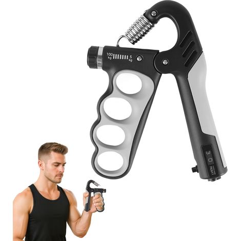 Handtrainer Unterarmtrainer – Handgelenktrainer für Krafttraining, Griffkrafttrainer zum Muskelaufbau, Unterarm Handtrainer Grip Trainingsgerät Fingertrainer Unterarm für Rehabilitation