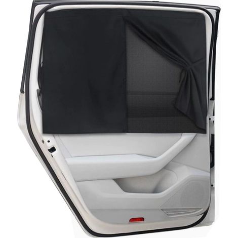 Parasole per auto, 1 parasole magnetico per finestrino laterale a doppio strato, privacy garantita, opzioni di copertura totale/mezza, tende per finestrino posteriore per la protezione del bambino (71 (1/5)