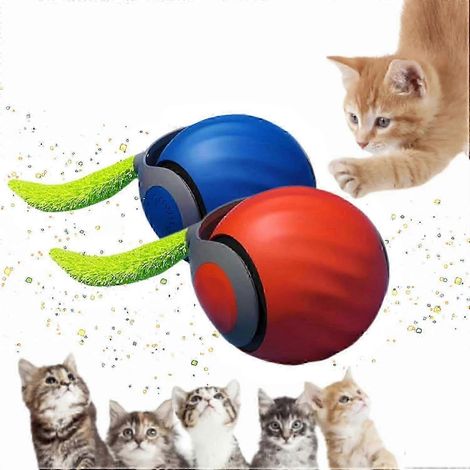 2er-Pack Speedy Tail 2.0 Katzenspielzeug, interaktives Katzenspielzeug, Katzenspielzeug für drinnen
